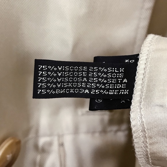 Ralph Lauren Collection Black Label Ivory Silk Blend Romper Jumpsuit 8 USA Made - Picture 8 of 8